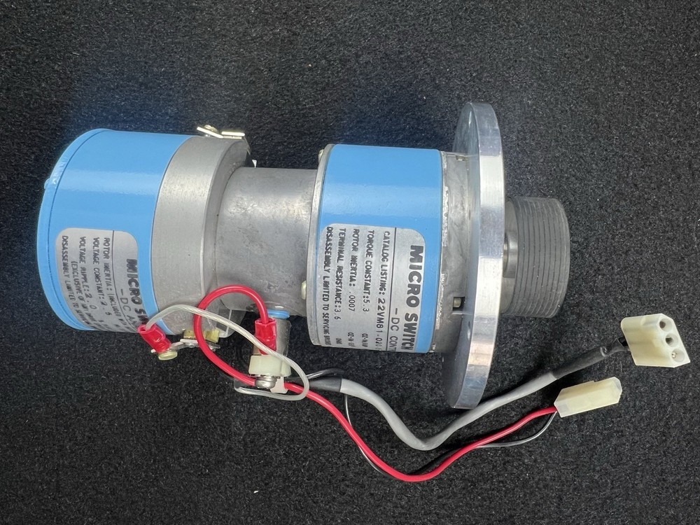 MICRO SWITCH DC CONTROL MOTOR 22VM81-020-5 serial8010257529 Read The Description