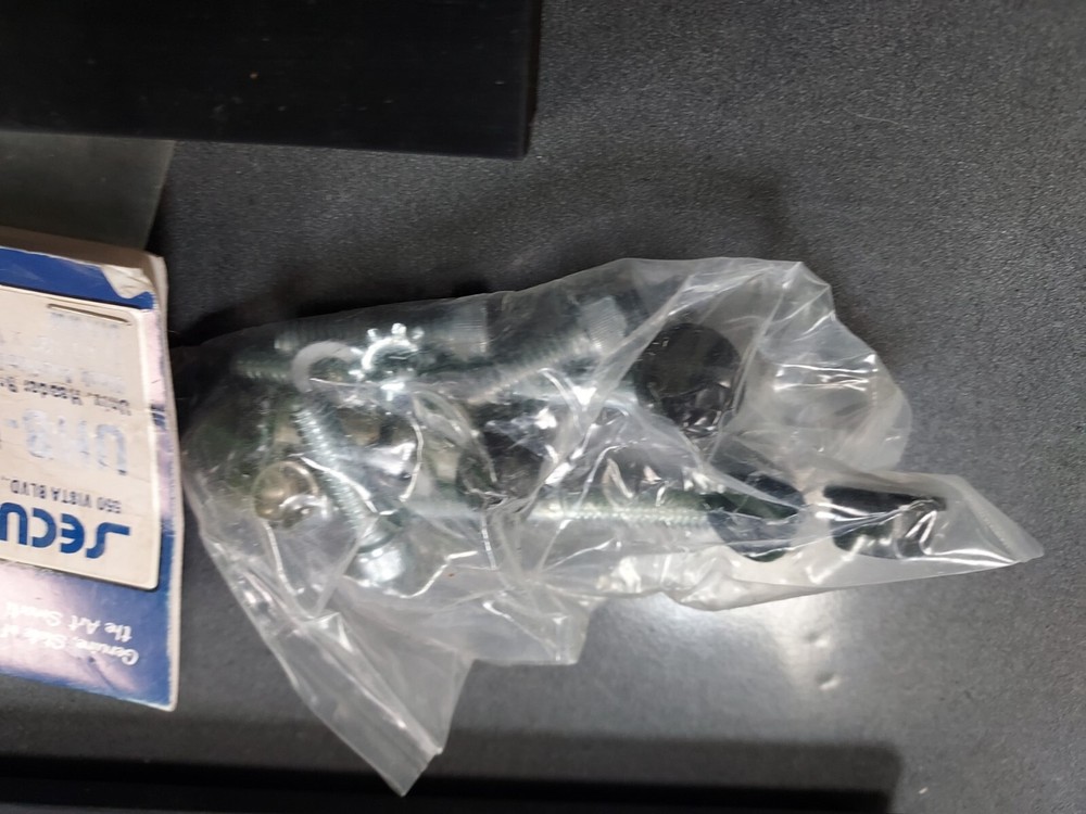 SECURITRON - Universal Header Bracket Kit - Black Anodized UHB-BK *NOS*