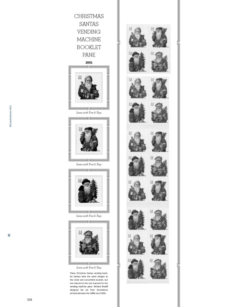 2001 U.S. Commemorative Singles COMPLETE Supplement (White Ace Alternative)
