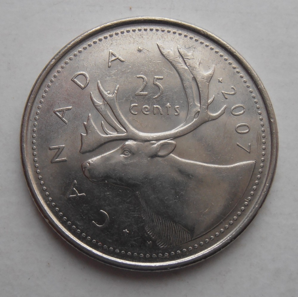 CANADA 25 CENTS 2007