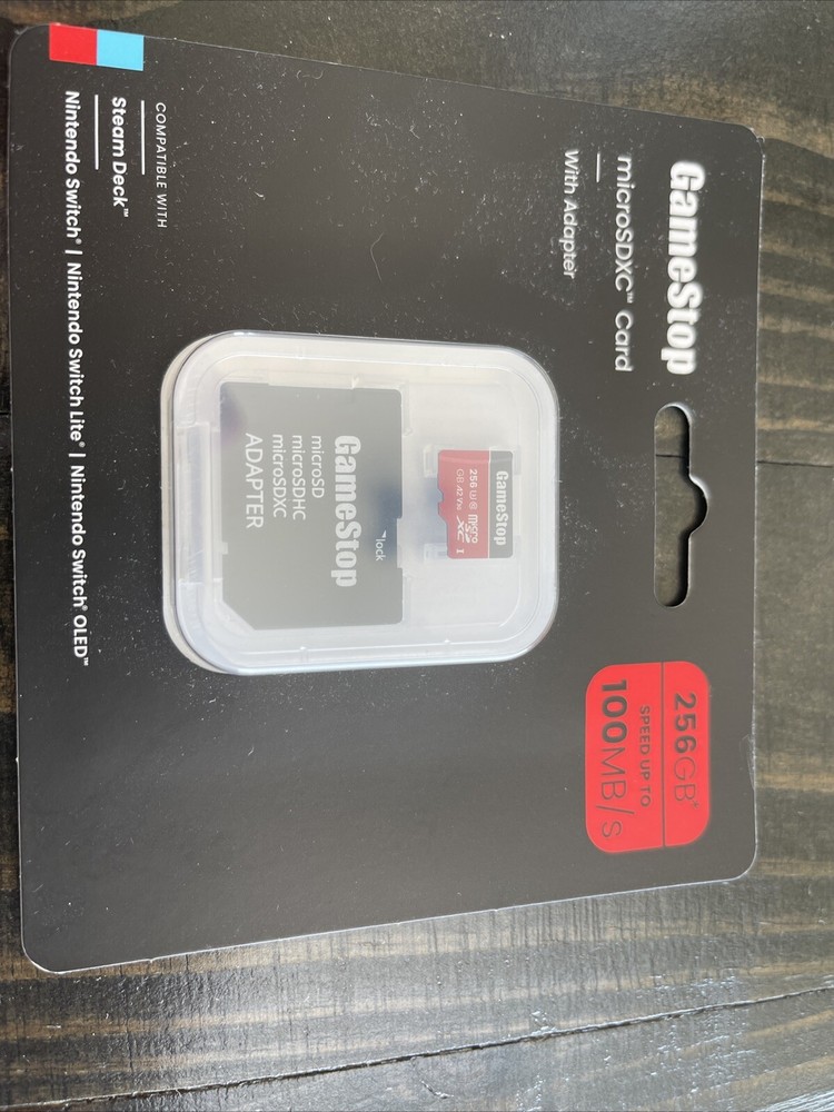 GameStop micro sdxc 256gb With Adapter