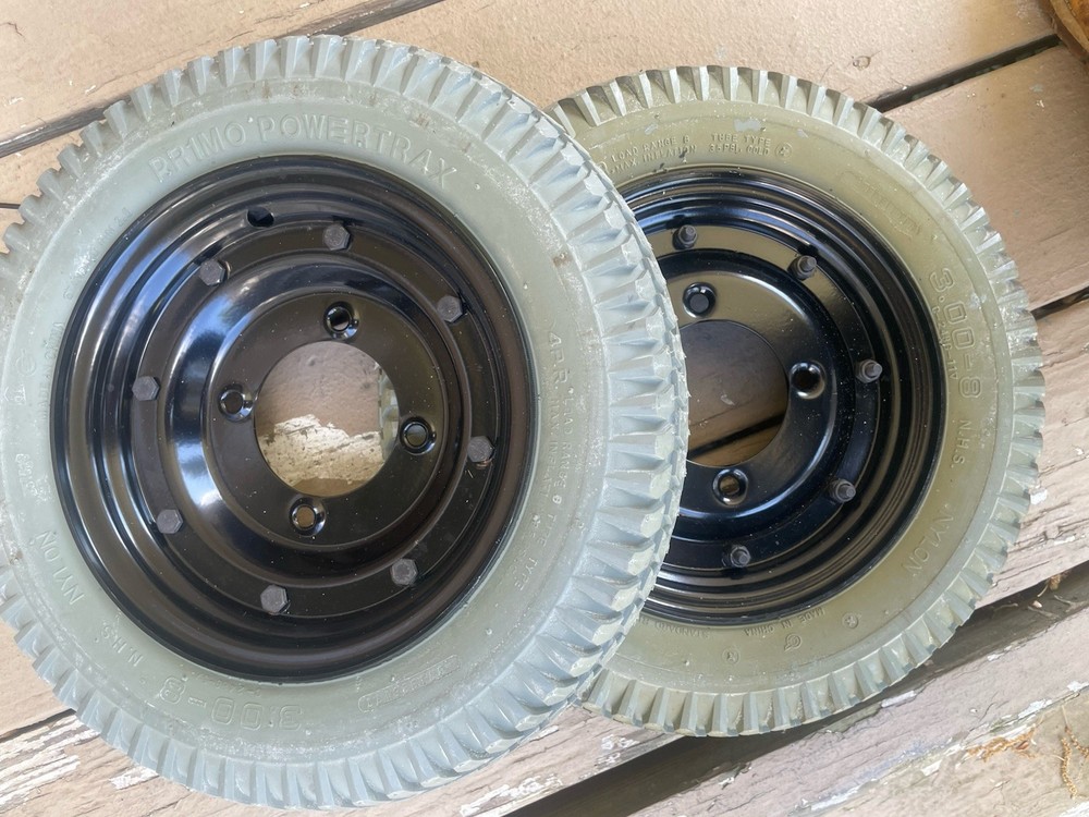 Invacare Ranger X Solid Drive Wheels 3.00-8