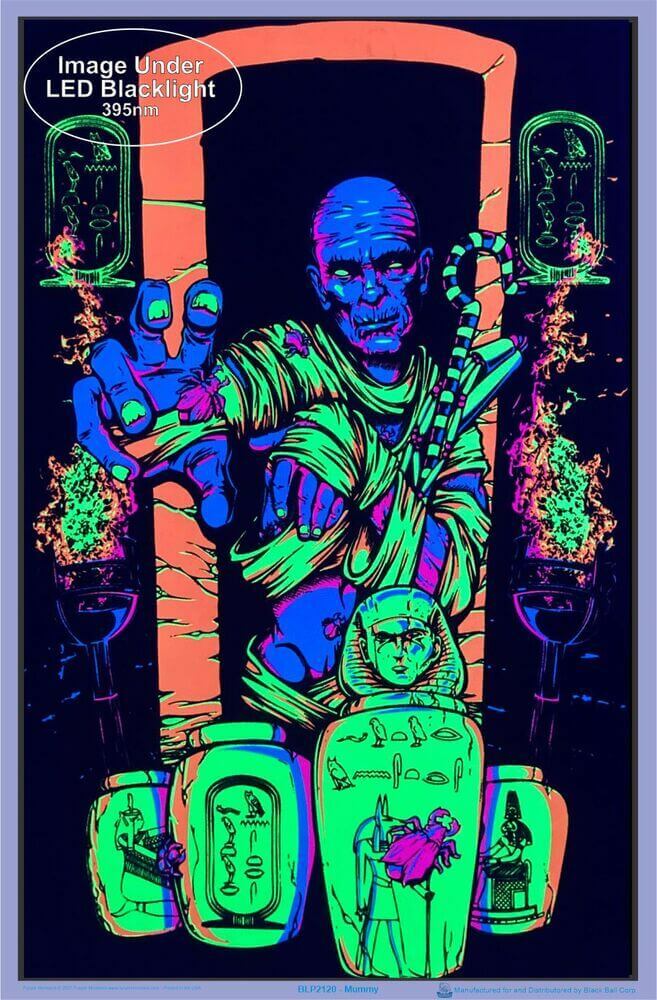 Mummy Blacklight Poster 23" x 35"