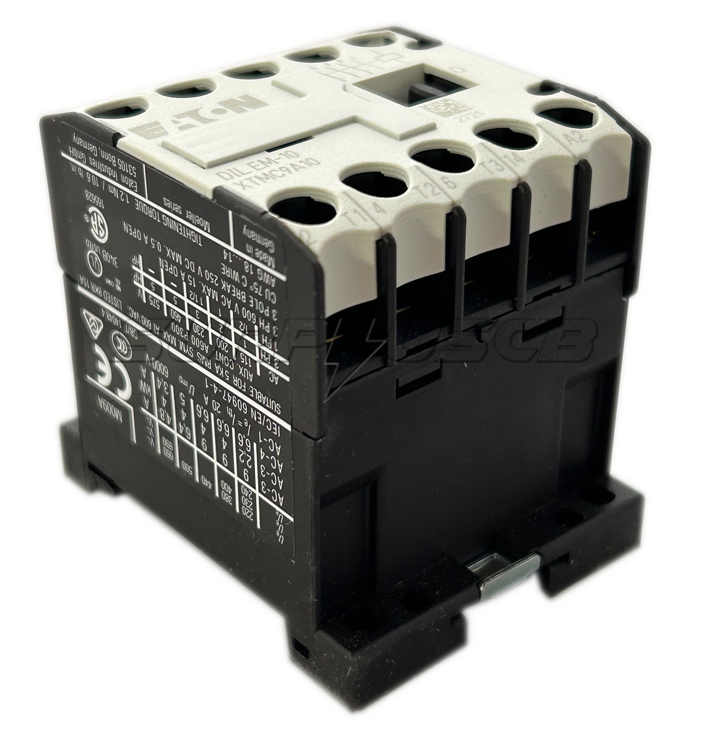 Eaton XTMC9A10U Full Voltage Non-Reversing Contactor, 8.80 Amp, 24 Vac Coil, 3P