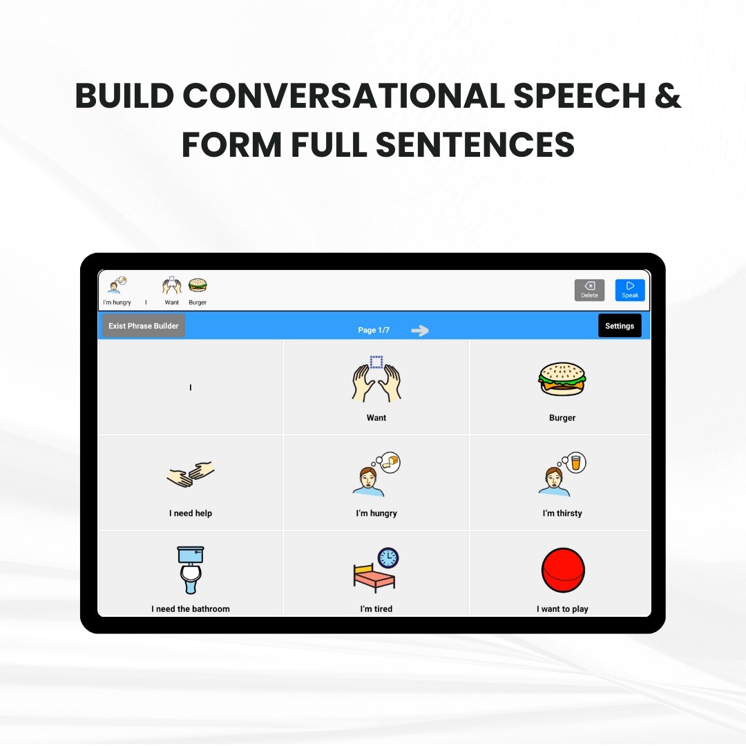 TalkingTiles - AAC Device for Autism & Speech Therapy. Non Verbal Communication