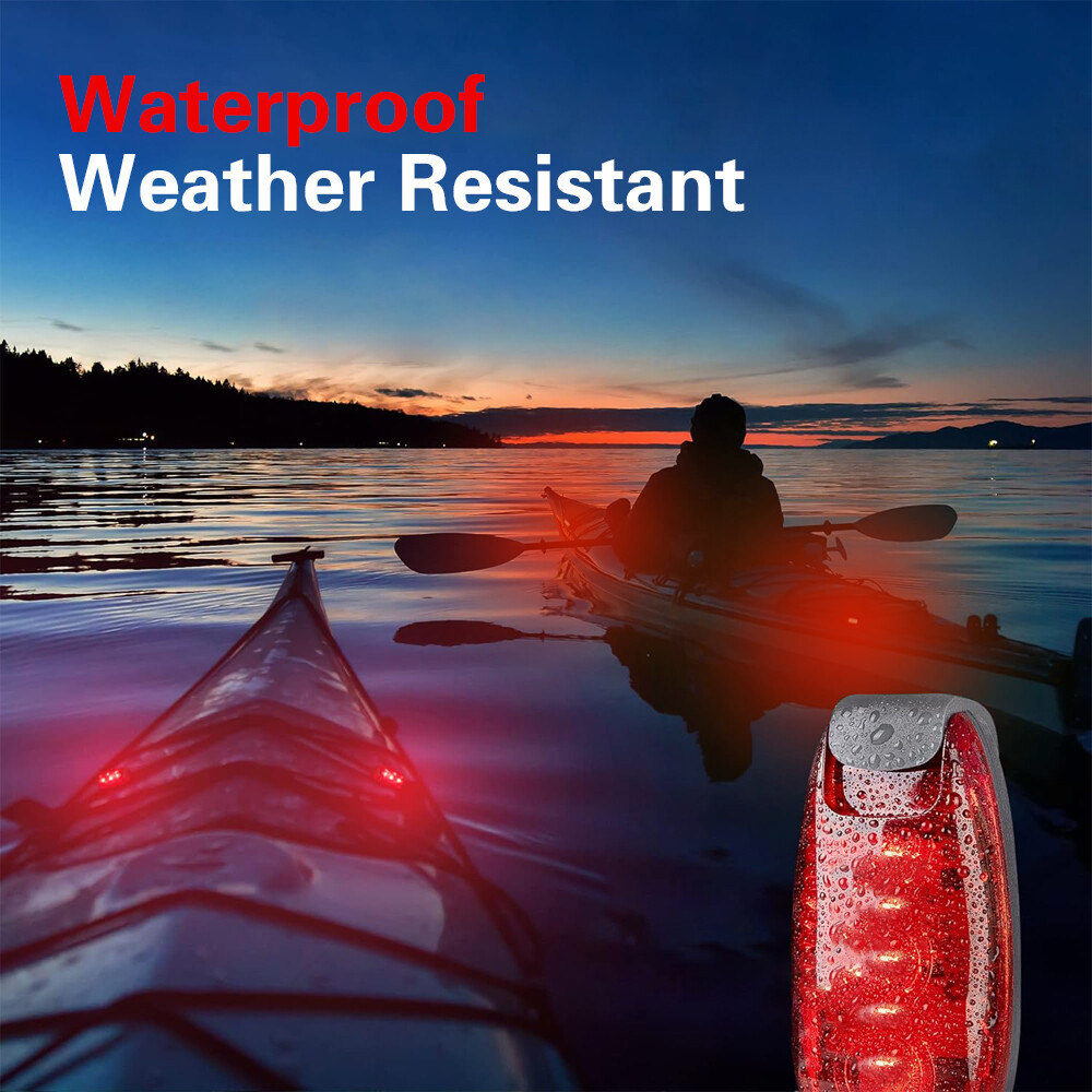 1-4PCS LED Night Safety Light Clip On Strobe Running Lights For Cycling Warning