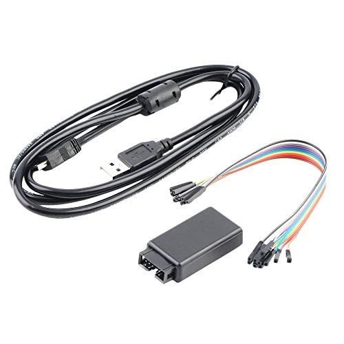USB Logic Analyzer 8 Channel 24MHz with EMI Ferrite Ring USB Cable - UART IIC SP