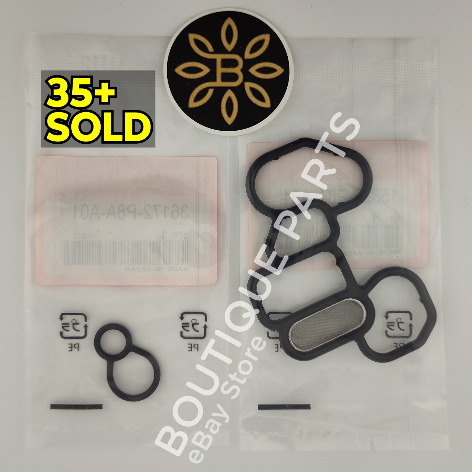 OEM Genuine for Honda Oil Filter Housing Adapter Gasket Valve Seal 15825-P8A-A01