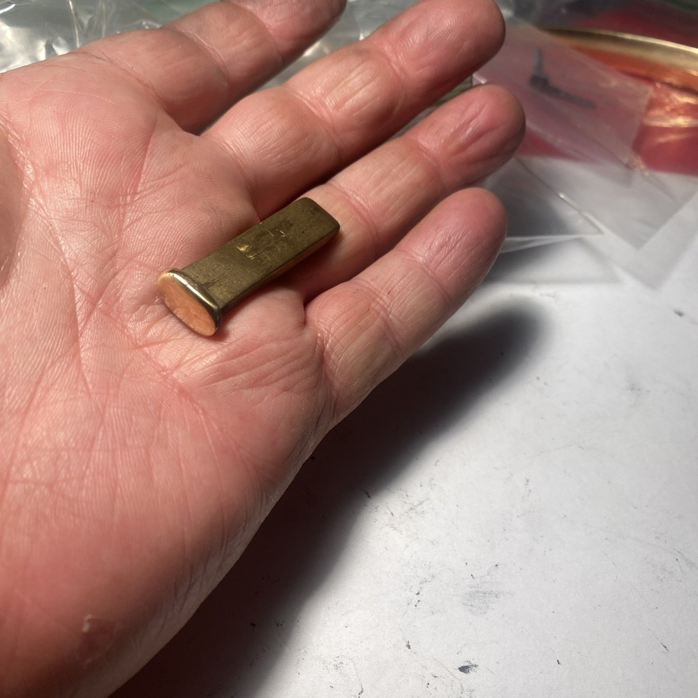 Genuine Brass Wedge From An Investarms Hawken Muzzleloader.