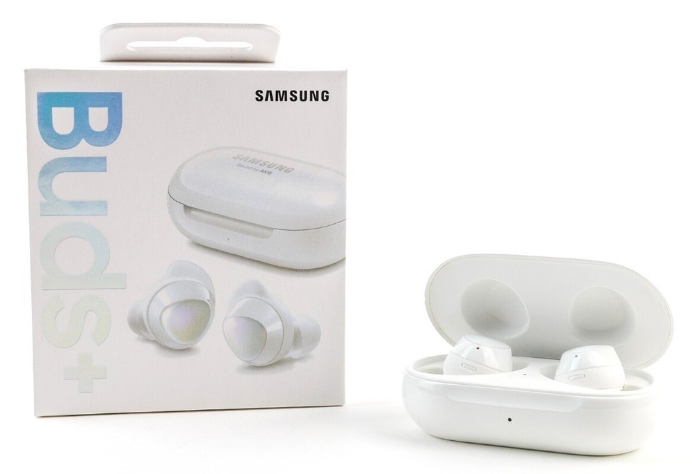 SAMSUNG Galaxy Buds+ Plus SM-R175 Bluetooth True Wireless Earbuds White + Case