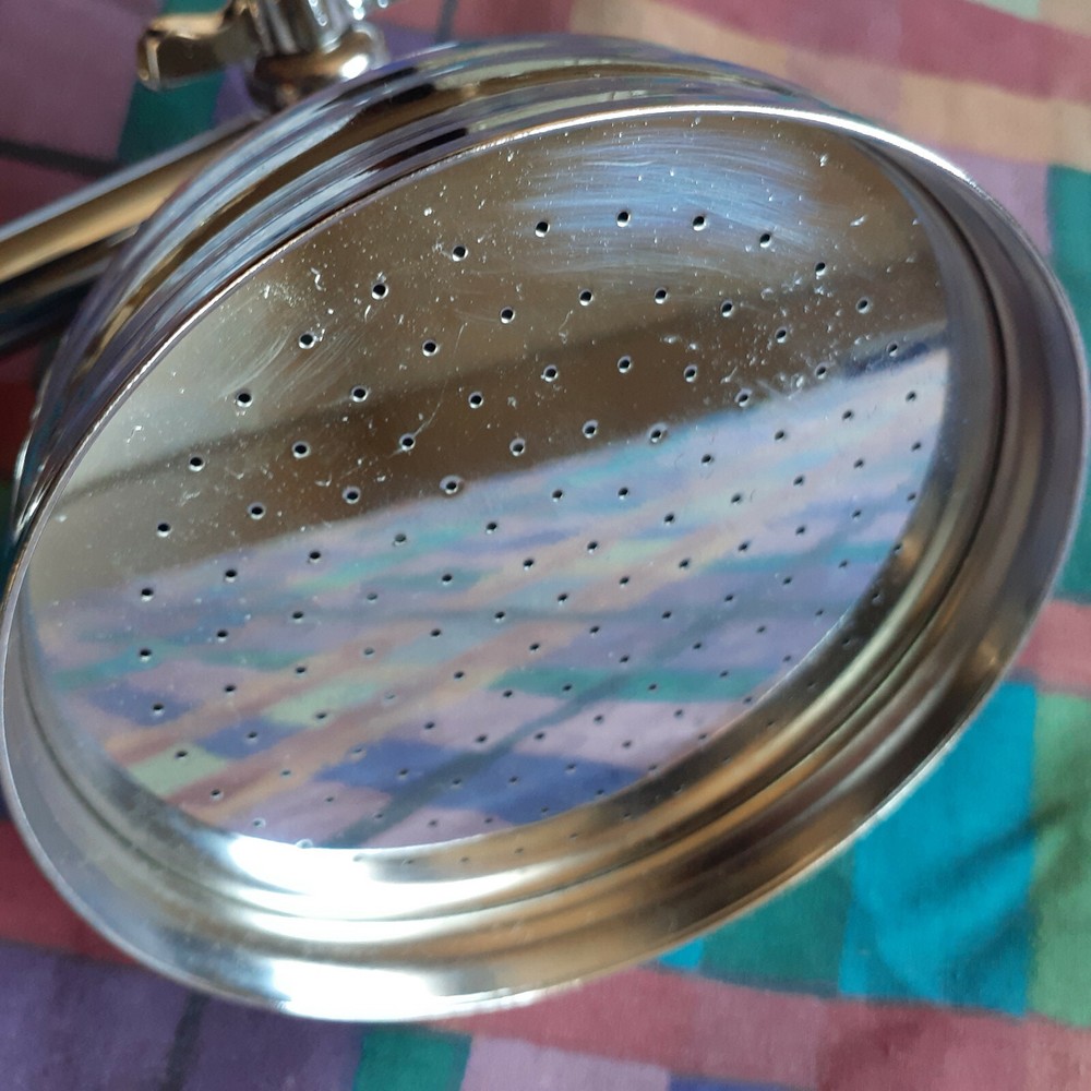 Amcor Solid Brass Chrome Plate Rain Showerhead with Adjustable Arm - Free Ship