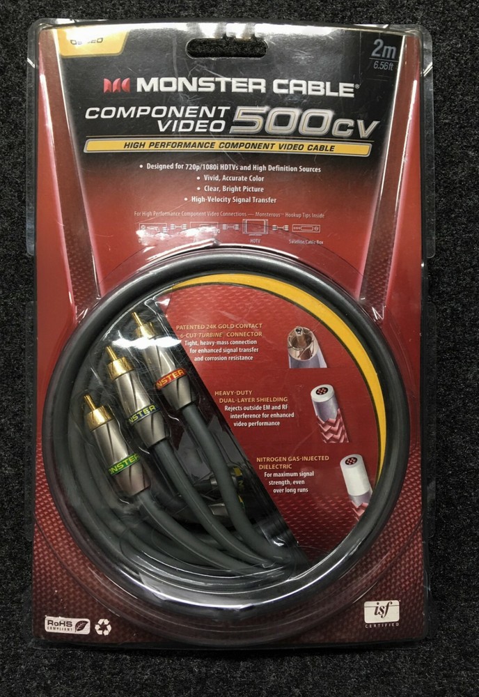 Monster Cable 500CV Component Video 2m (6.56 ft.) High Performance Cable