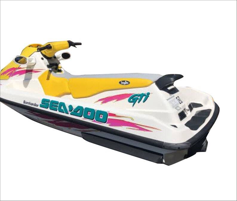 Custom Stickers set for "Sea-doo Gti" model 1996