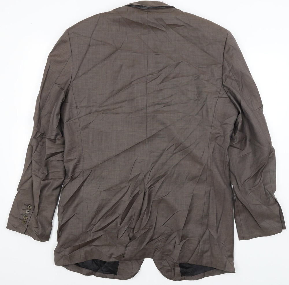 NEXT Mens Brown Wool Blend Blazer Size L