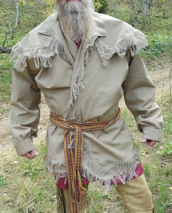 Woodsman Frock Coat/ jacket for fur trade re-enactments Size: Lg