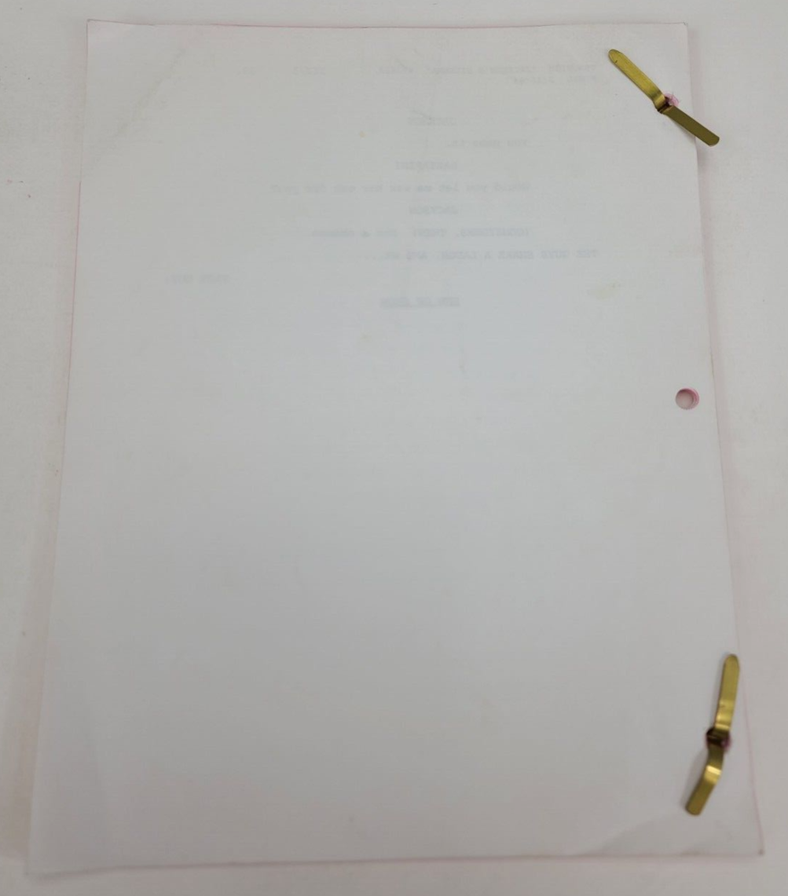 USA HIGH / Rob Hammersley 1998 TV Script, Elena Lyons "Jackson's Dilemma"