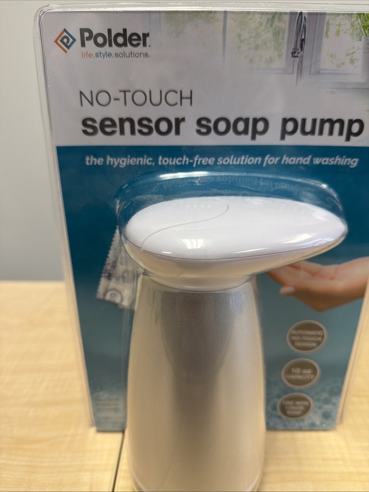 Polder 980378170 No-Touch Sensor Soap Pump
