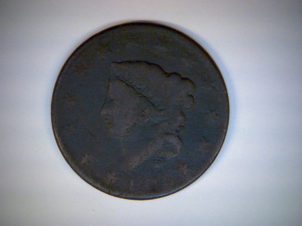 1819  U.S. LARGE CENT,  CORONET CENT