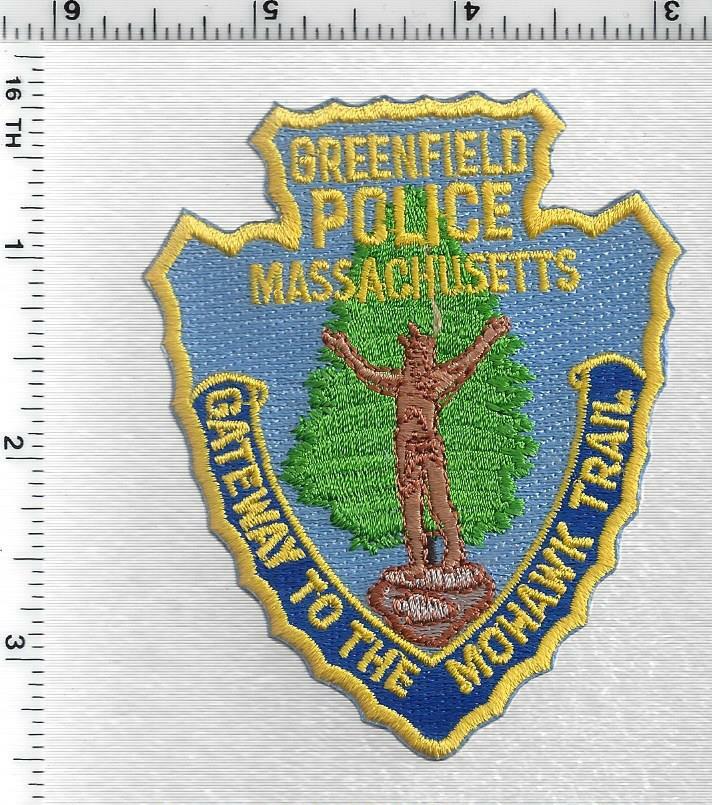 Greenfield Police (Massachusetts) 3rd Issue Cap/Hat Patch