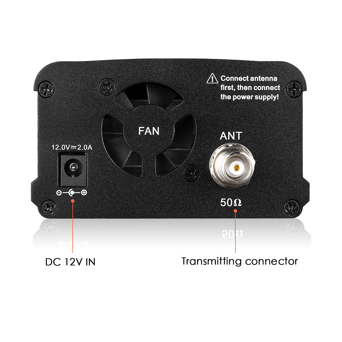 7W Wireless FM Transmitter for Church Long Range Stereo Broadcast Station Radio
