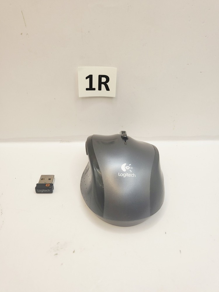 Logitech M705 Marathon Wireless Mouse USB Unifying Receiver Gray Black Laser