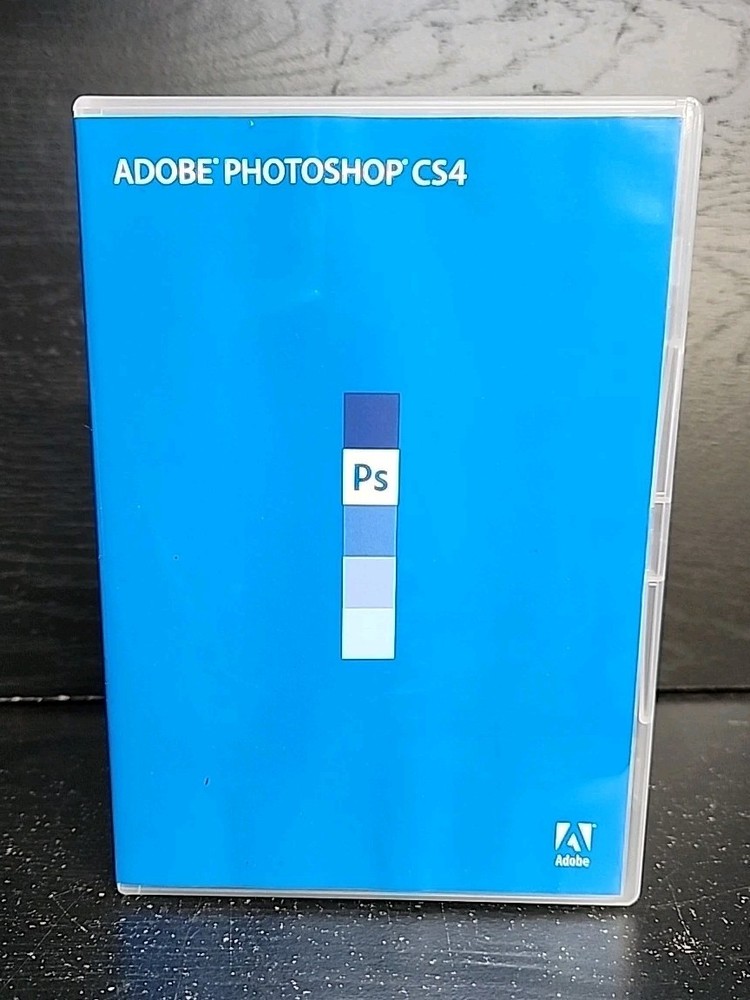 Adobe Photoshop CS4 For Windows Full Retail Version w/ Serial Number