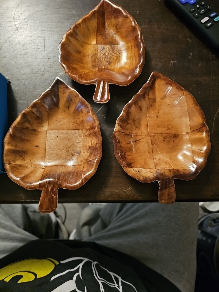 Leaf Shape Tray Set