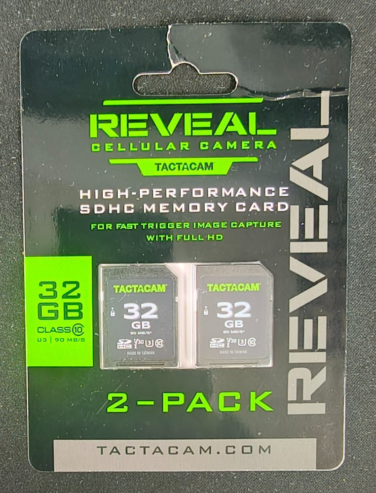 Reveal Cellular Camera High Performance SDHC Memory Card 32GB 2PACK