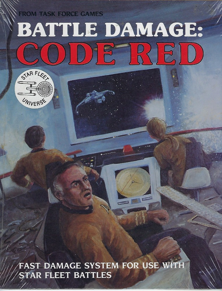 Star Fleet Battles Task Force Games Battle Damage: Code Red Stock No. 3001