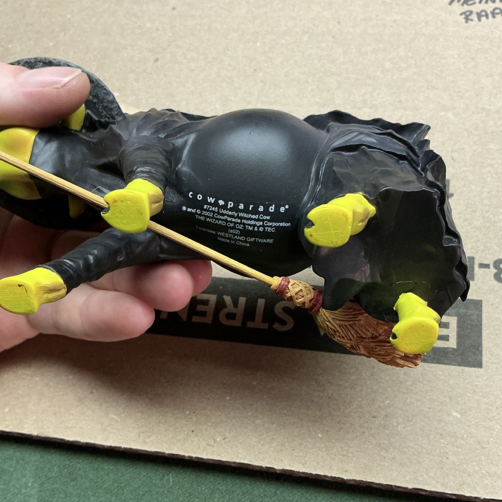 CowParade Wizard of Oz Cow Figurine Set Resin COMPLETE SET 6 1/2 long by 5 tall