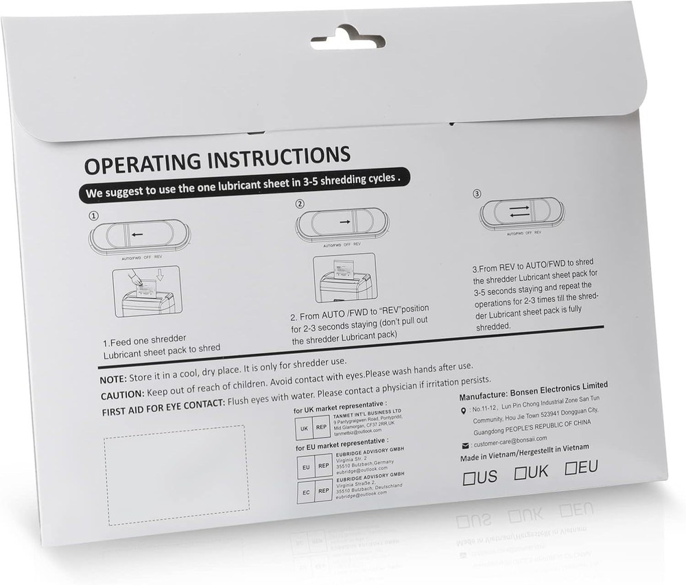 Professional Shredder Maintenance: 24-Pack Lubricant Sheets for All Models