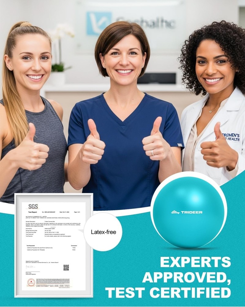 Versatile 9-Inch Mini Exercise Ball for Core Strengthening and Physical Therapy