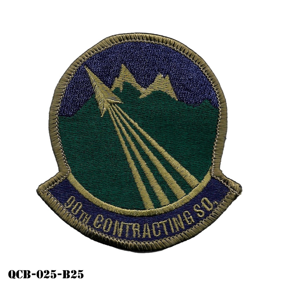 90th Contracting Squadron US Air Force Patch ~ USAF ~ Vanguard ~ NEW