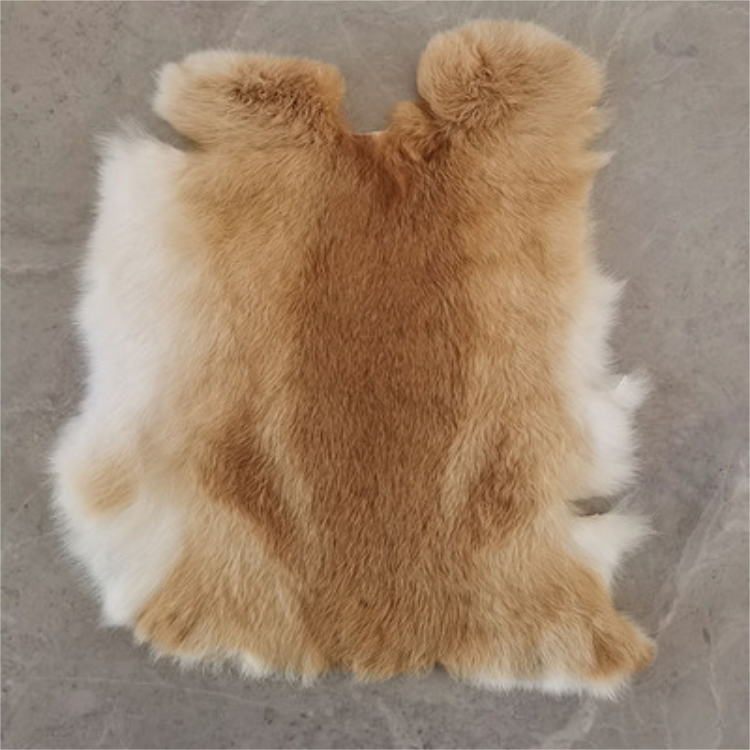 5pcs Genuine Rabbit Pelt Fur Skin Hides Tanned Real Bunny Leather For DIY Crafts