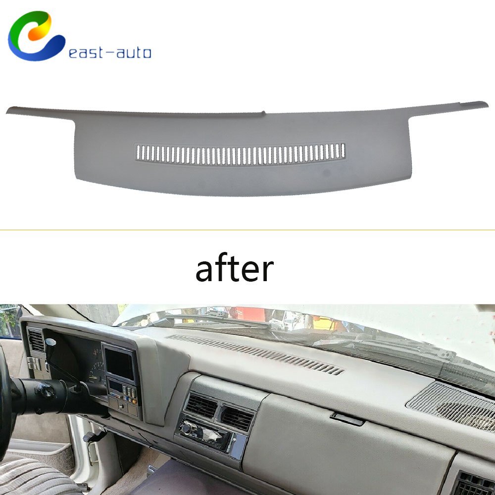 Fit For 1988-1994 Chevy GMC Truck Light Grey Molded Dash Cover Skin Overlay Cap