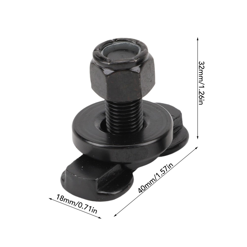 2PCS L Track Stud Fitting Galvanized Heavy Duty Bolt Down Anchor Points For Truc