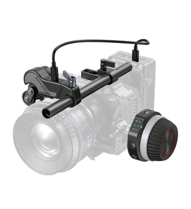 SmallRig Wireless Follow Focus Lite Kit with Handwheel Controller & Receiver Mot