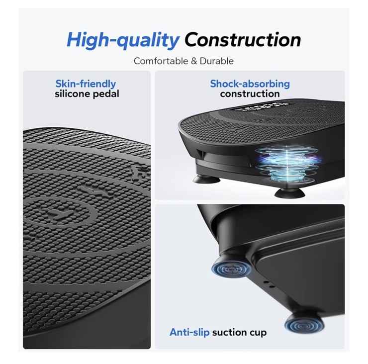 MERACH 2398 Vibration Plate Exercise Machine Vibration Plate Bluetooth Auto Mode