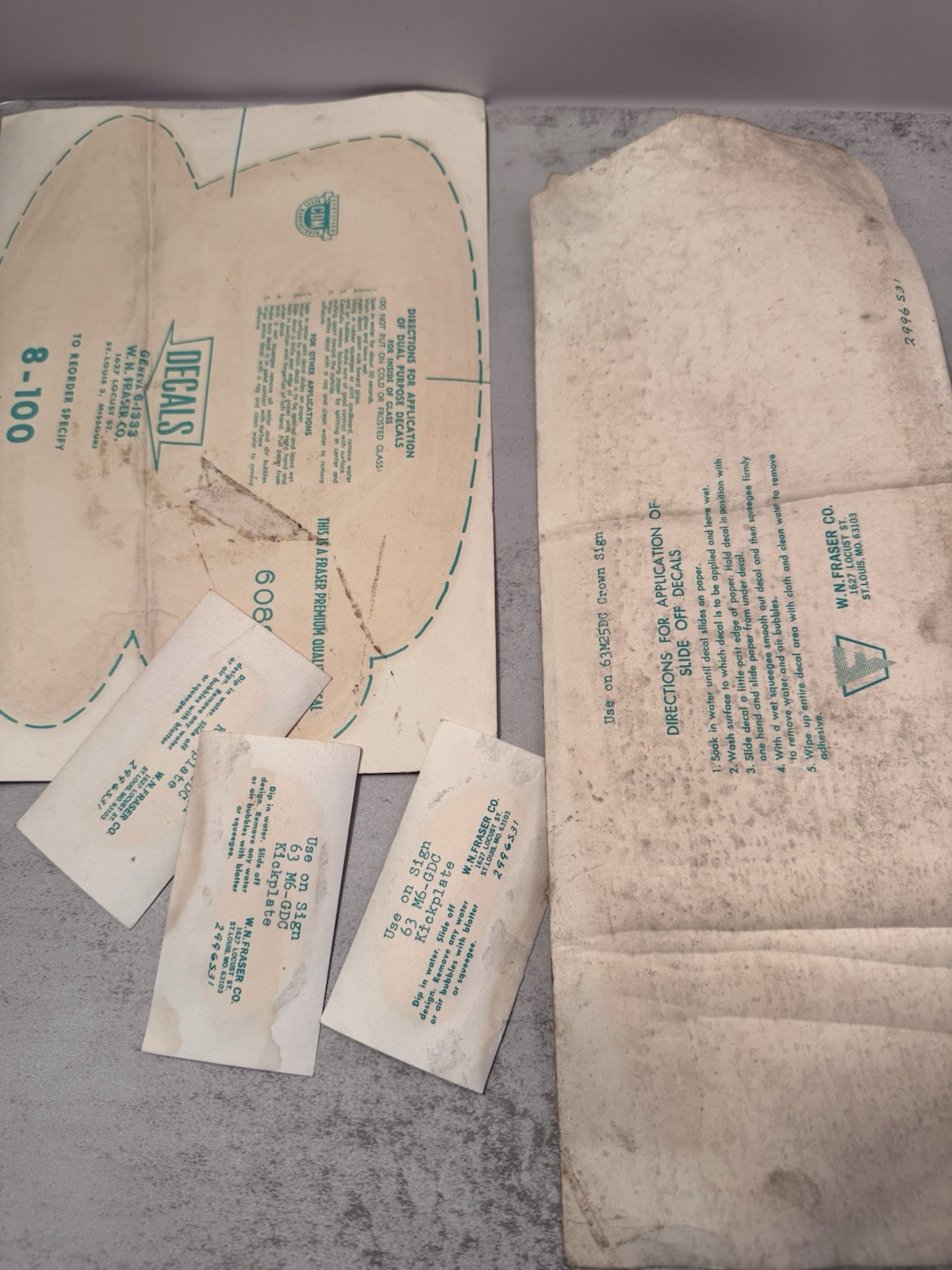 Original Sun drop, Gold-en Cola Advertisement Lot Decal Retail Stickers