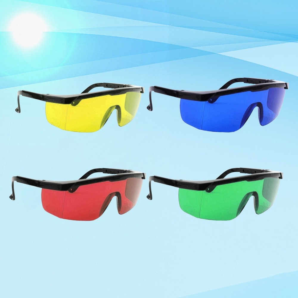4Pcs Protective Glasses Eyeglasses Eye Patch Eye Protector (Green,