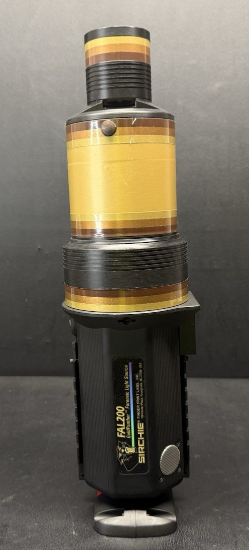 Sirchie GoldPanther FAL200, Portable Forensic Light Source, w/ Carrying Case