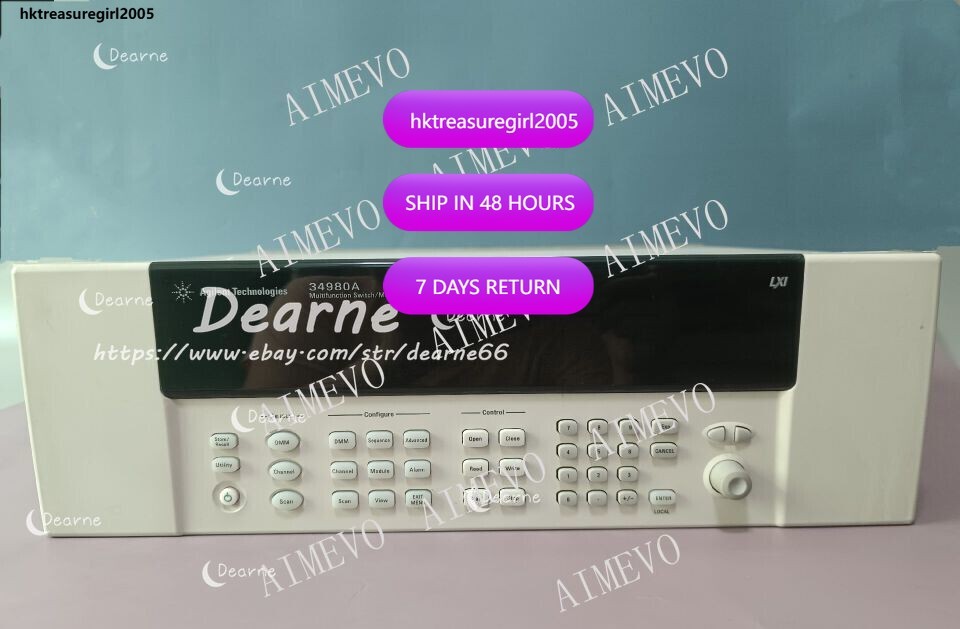 keysight/HP/ Agilent 34980A Multifunction Switch/Measure Unit with DMM