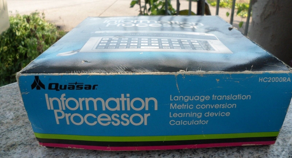 Quasar Information Processor Language Translator Metric HC2000RA Vtg Computer