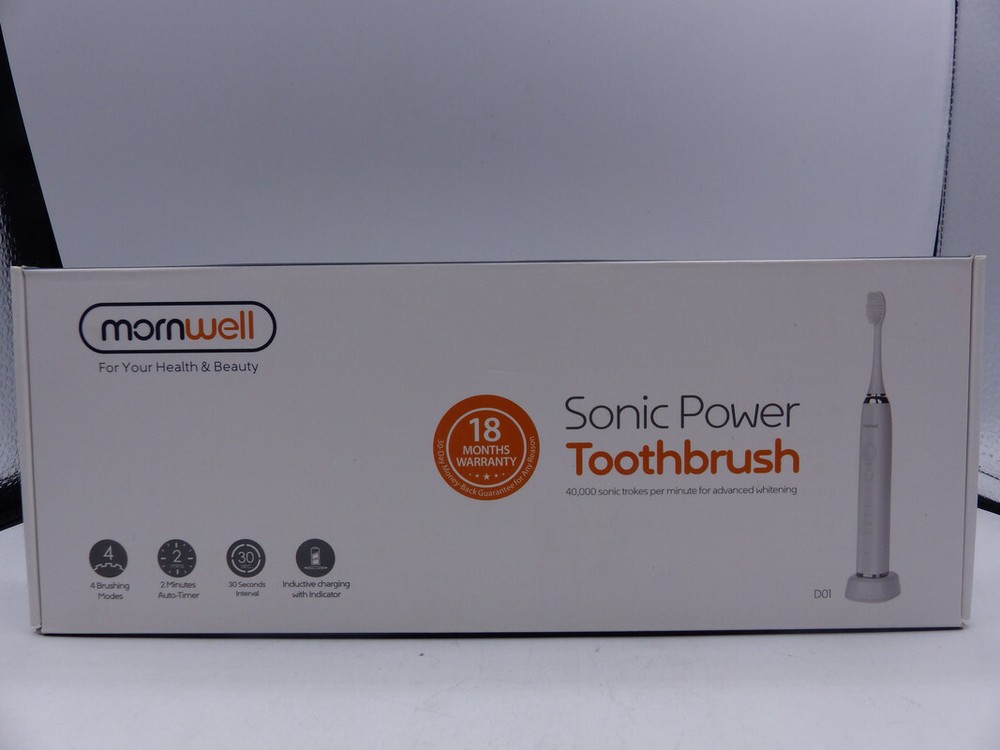 MORNWELL D01 SONIC POWER TOOTHBRUSH 4 MODES 2 MIN AUTO-TIMER