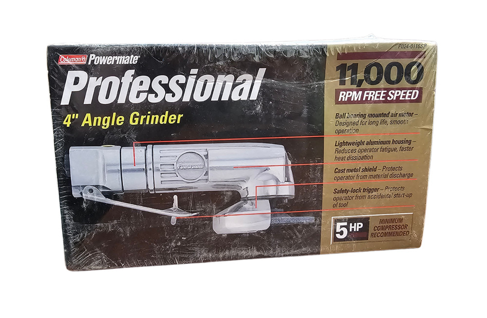 Coleman Powermate Professional 4" Angle Grinder P024-0116SP