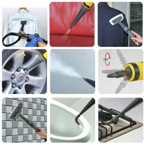 Handheld Steam Cleaner Multi Purpose Electric Portable Steamer Home Auto Carpet