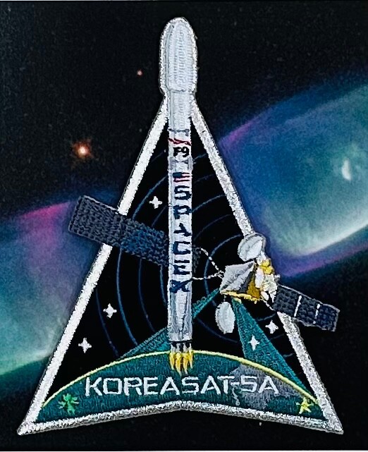 KOREASAT-5A FALCON 9 SPACEX SPACE X PATCH🚀