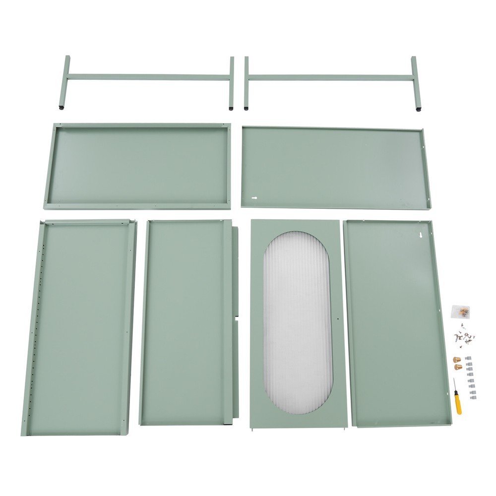 Stylish Storage Cabinet with Glass Doors - Elegant Buffet & Sideboard
