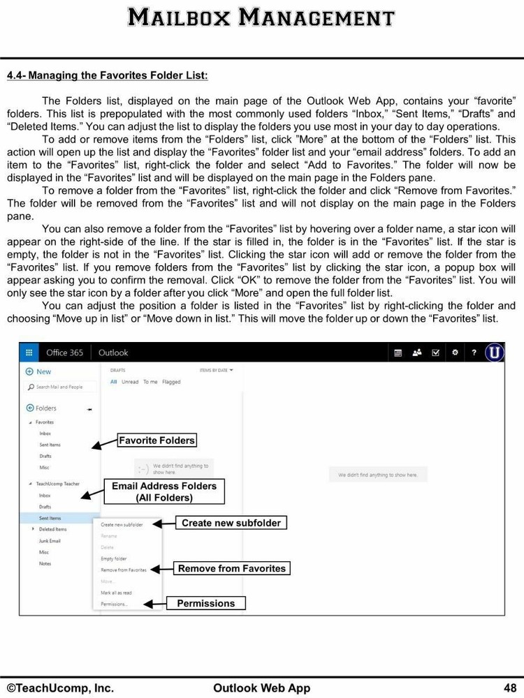 Learn Microsoft OUTLOOK WEB APP Video Training Tutorial Digital Course