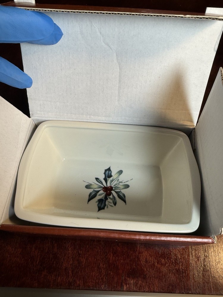 NEW Lenox Winter Greetings Mini Loaf Pan in BOX
